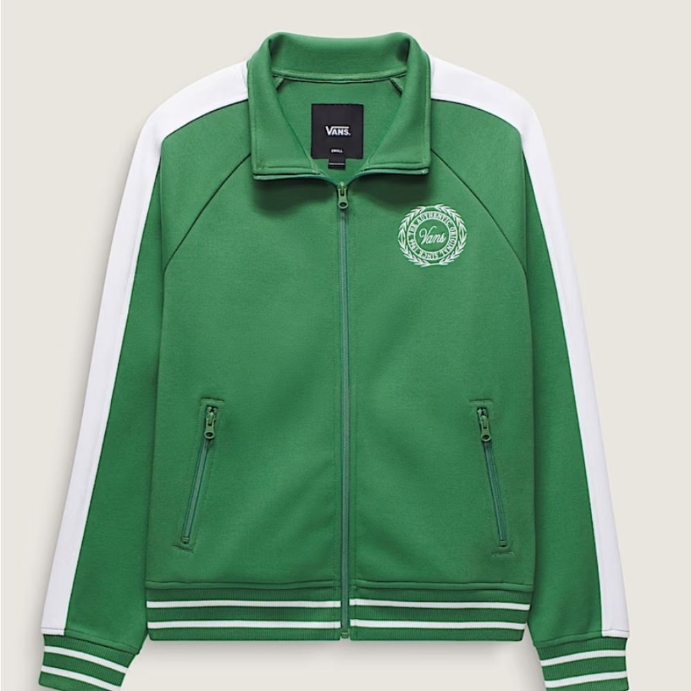 Vans Relay Track Jacket- Fairway Green
